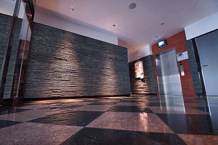 Building appearance. Entrance