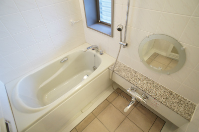 Bath. There is also a window in the bathroom, Beautiful bathroom!