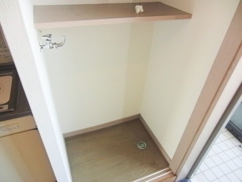 Other room space. Washing machine in the room