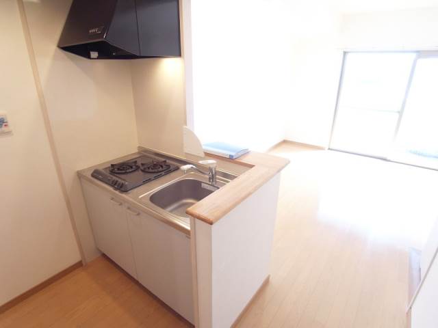 Kitchen. 2-neck with gas stove