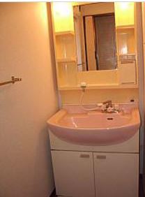 Washroom. Separate vanity with