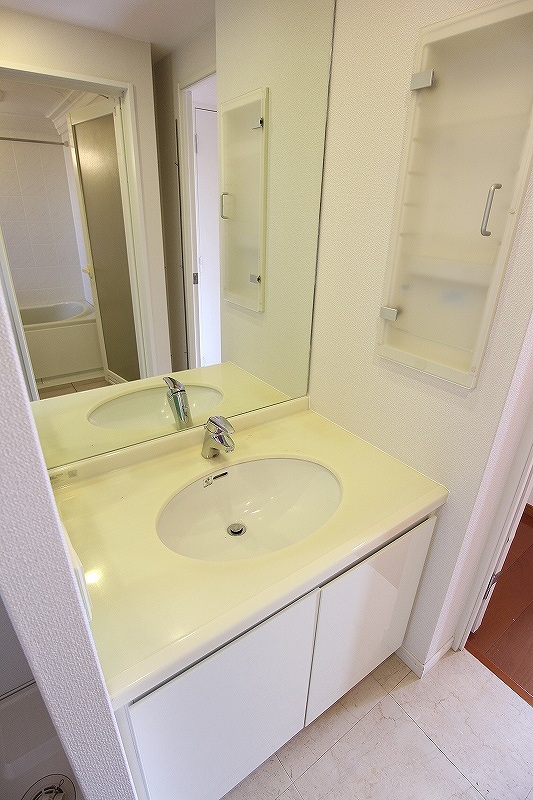 Washroom. Independent wash basin