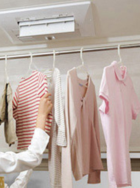 Bathing-wash room.  [Bathroom ventilation drying function] Ya laundry on a rainy day, Convenient to dry underwear. Also, Cold day Okeru warm the bathroom before bathing (same specifications)