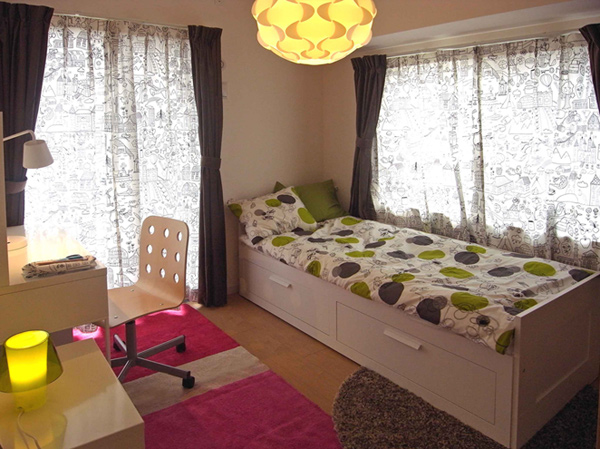 Interior.  [Western style room] Model Room IKEA furniture coordination (C type model room)