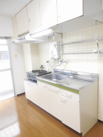 Kitchen. Two-burner stove installation of kitchen