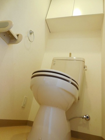 Other room space. Toilet water washing