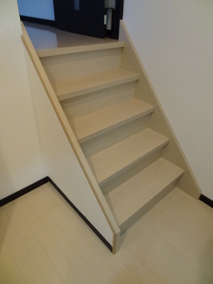 Living and room. Stairs