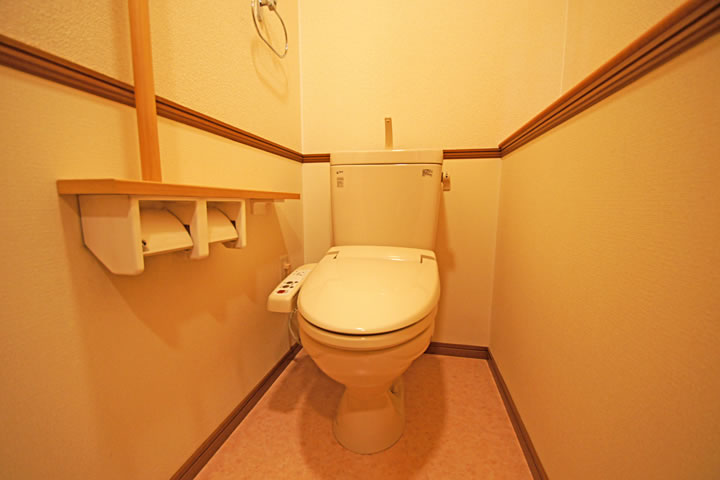 Toilet. With Washlet