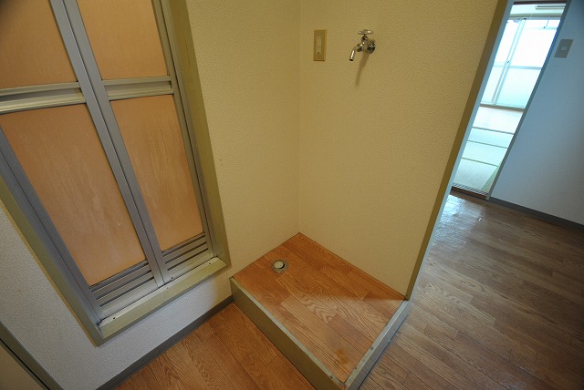 Other Equipment. Since the washing machine is put it will be saved in a rainy day in a room!