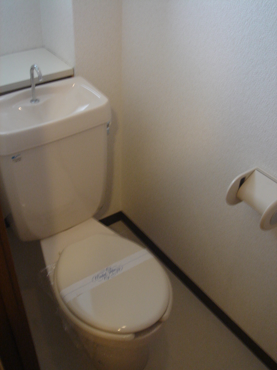 Toilet. It is with window.