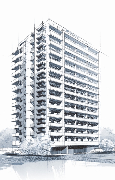 Other. <En Crest Minami-Fukuoka response rate of Mori> Exterior - Rendering
