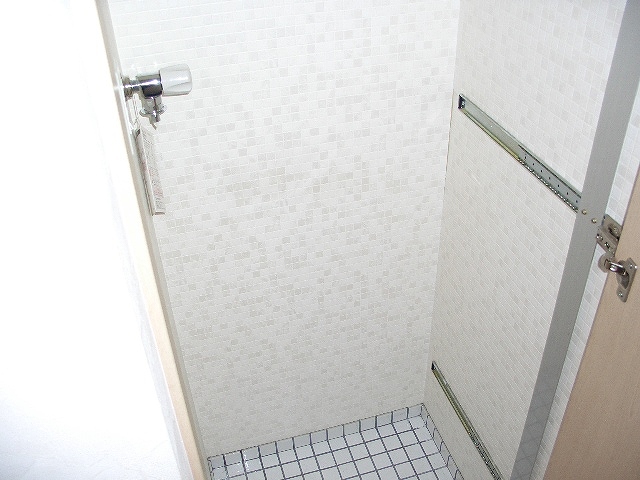 Balcony. Washing machine Storage