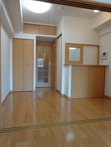 Living and room. With counter