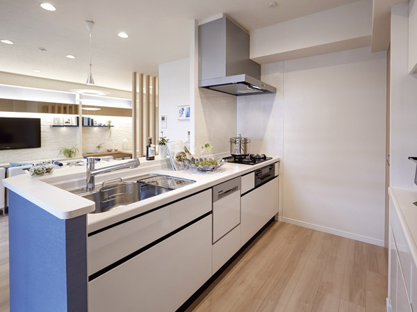 Interior.  [kitchen] Kitchen that combines the functionality and design.