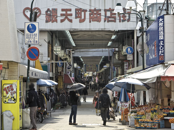 Surrounding environment. Ginten the town shopping street (a 2-minute walk ・ About 120m)