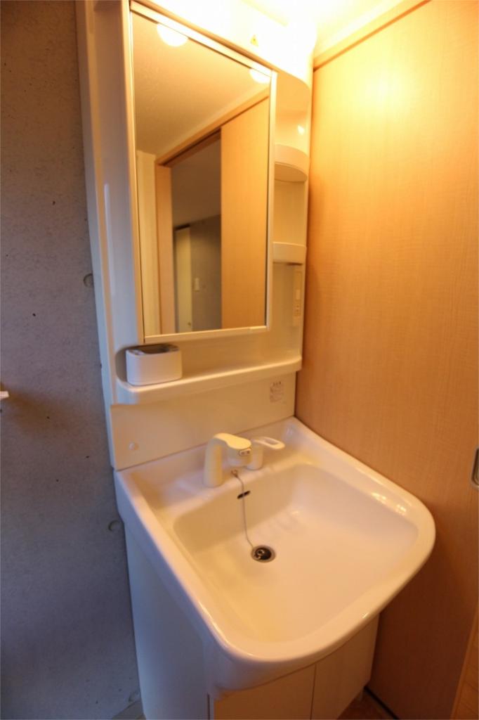 Washroom. Independent wash basin