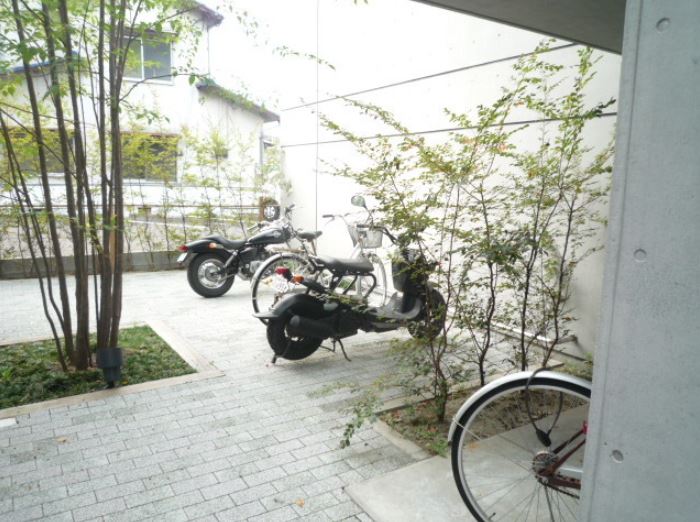 Other common areas. Bicycle parking space