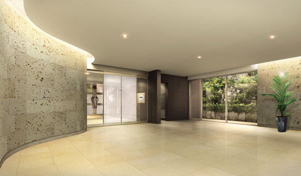 Shared facilities. Entrance Hall Rendering