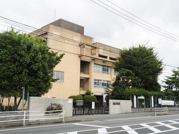 Surrounding environment. Municipal Backed junior high school (11 minutes' walk ・ About 870m)