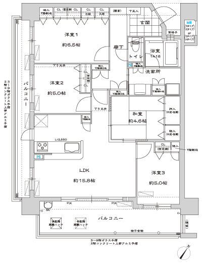 Floor: 4LDK, occupied area: 87.62 sq m, price: 28 million yen ~ 30,200,000 yen