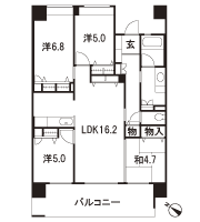 Floor: 4LDK, occupied area: 84.16 sq m, Price: 24,900,000 yen ~ 26,800,000 yen