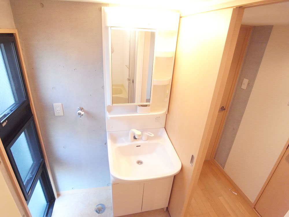 Washroom. With shampoo dresser