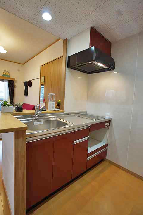 Kitchen. Face-to-face kitchen (2-neck IH cooking heater)