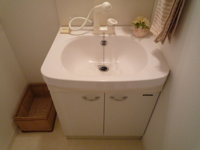 Washroom. Wash basin