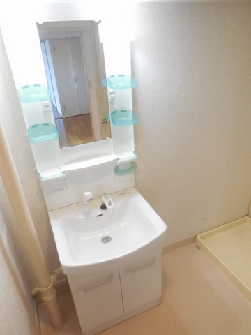 Other room space. With shampoo dresser in a separate basin