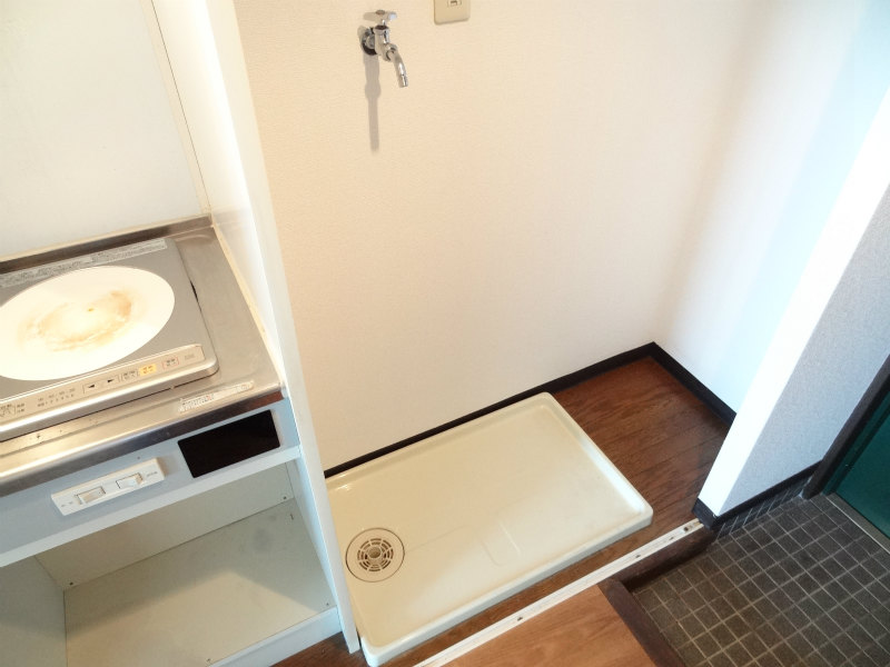 Other room space. Washing machine in the room