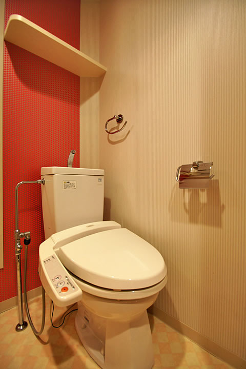 Toilet. Bidet function