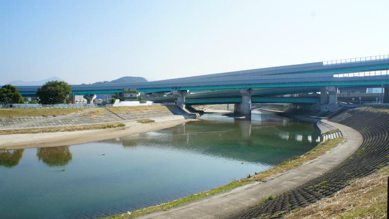 Streets around. Until Mikasagawa 100m