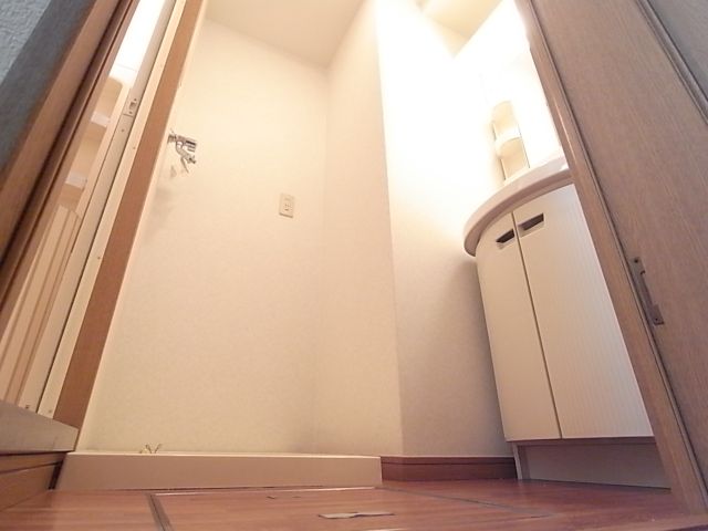 Washroom. There are also clear basin dressing room. 