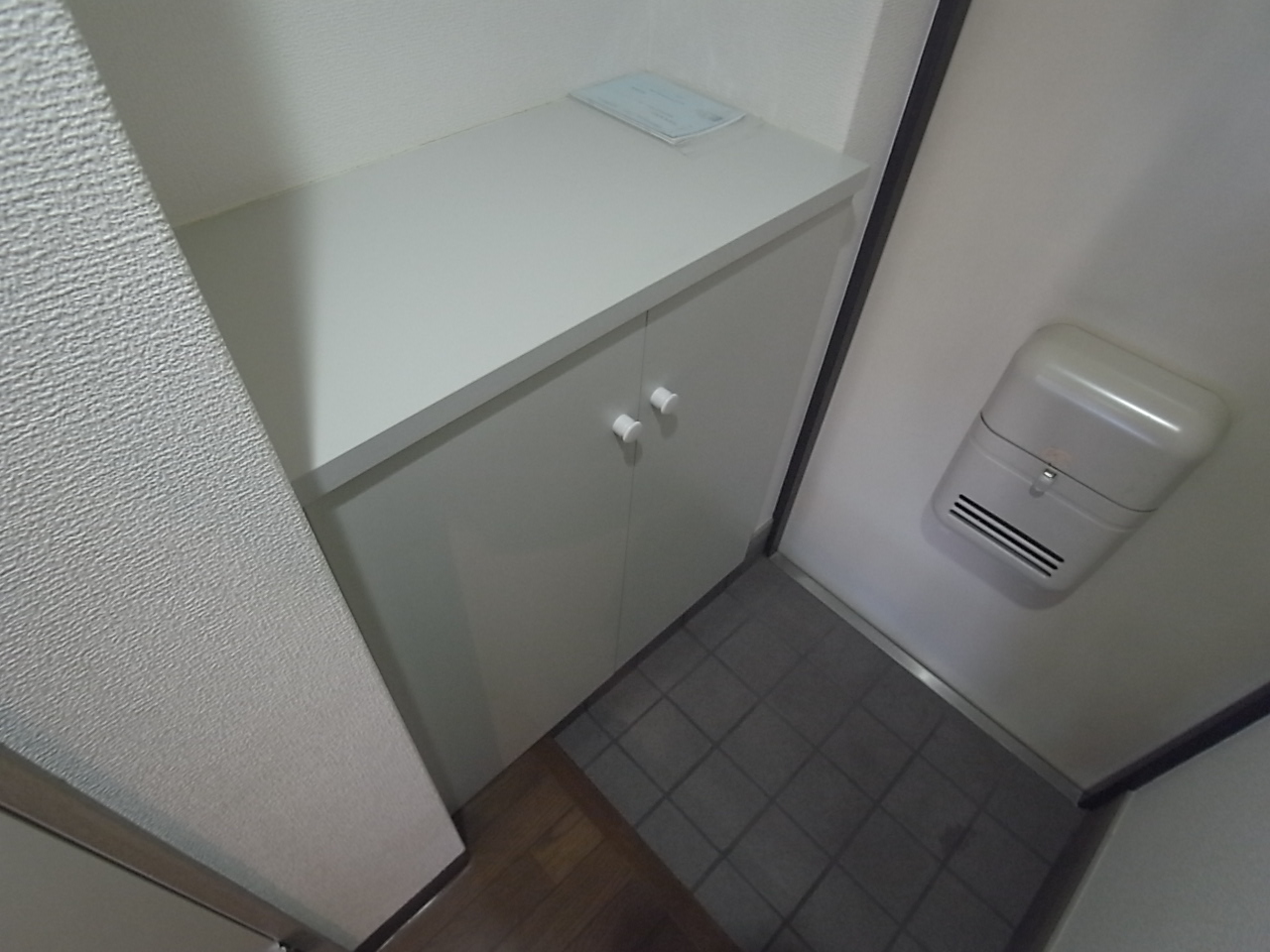 Entrance. It is a shoebox!