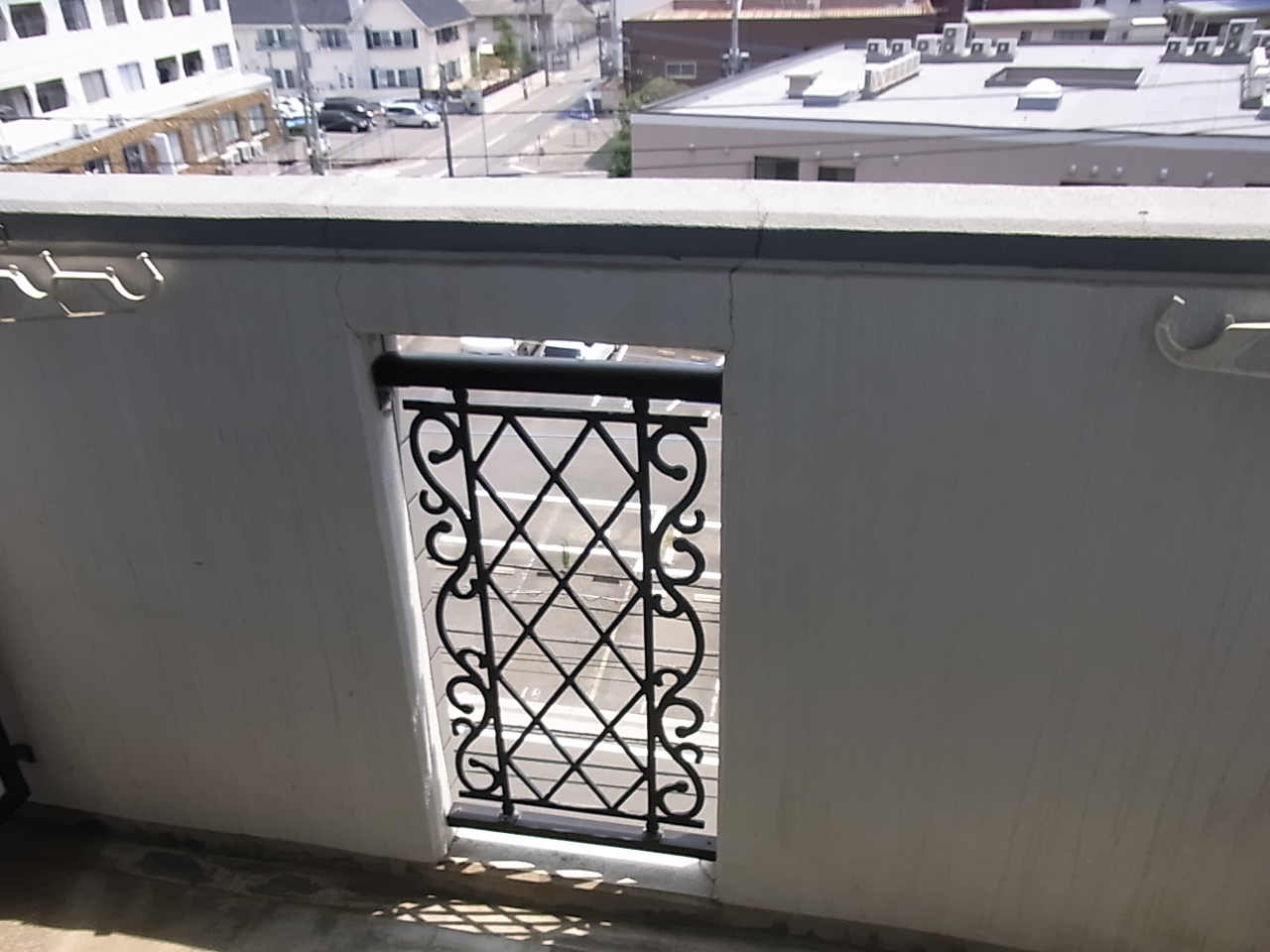 Balcony. 5 floor sunny.