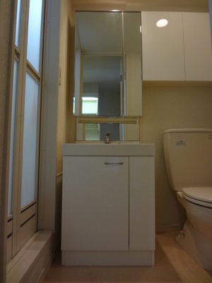 Washroom. Wash basin