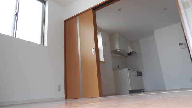 Living and room. Bright keynote of flooring