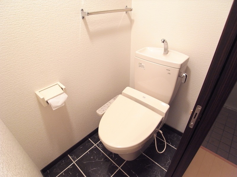 Toilet. With Washlet