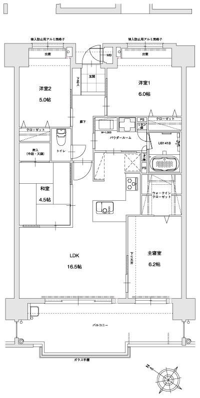 Floor: 4LDK, occupied area: 84.28 sq m, Price: 29.7 million yen