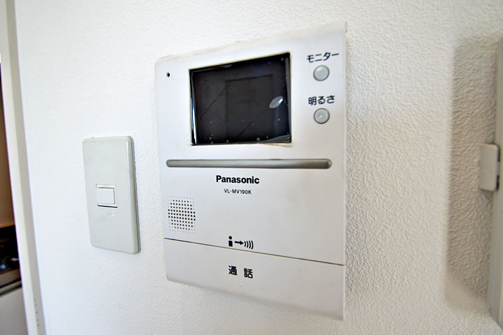 Security. TV monitor with intercom