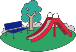 park. 823m until the Du Square sky square of JR Hakata City swallow (park)