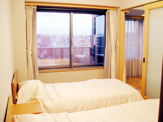 Other room space. Bed