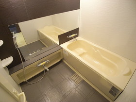 Bath. Also stretch loose legs with a large bathroom