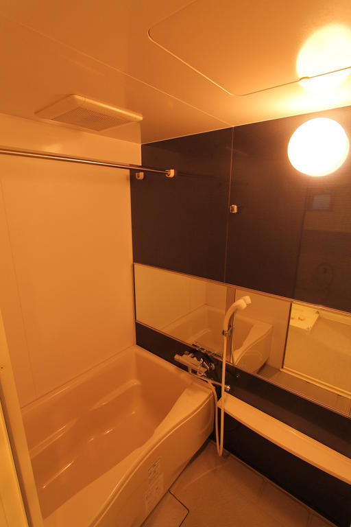 Bath. One size larger bathroom