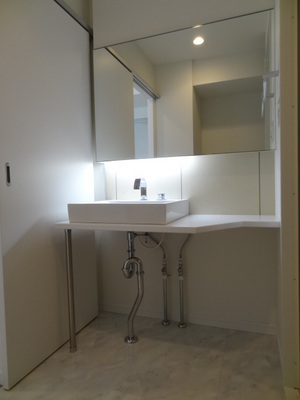 Washroom. Wash basin