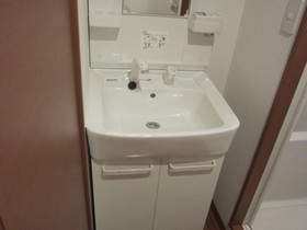 Washroom. Independent wash basin