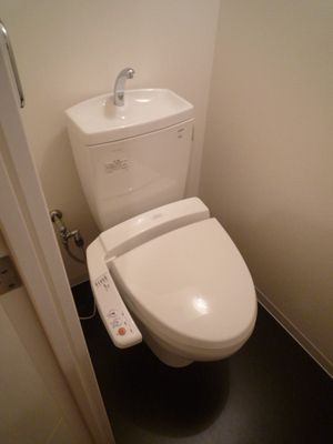 Toilet. With Washlet