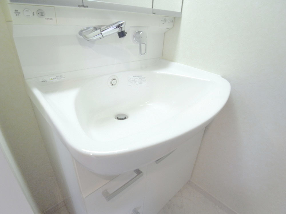 Washroom. With shampoo dresser