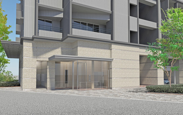 Shared facilities.  [Sub Entrance] (Rendering)