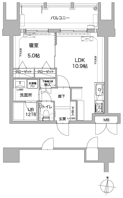 Floor: 1LDK, occupied area: 41.16 sq m, Price: 1980 yen ~ 22,800,000 yen